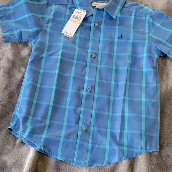 Blue Calvin Klein button down - Picture 1 of 6